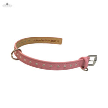 Load image into Gallery viewer, Brie Leather Collar with Single Row Clear Crystals Product vendor