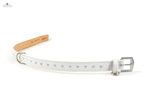 Brie Leather Collar with Single Row Clear Crystals Product vendor