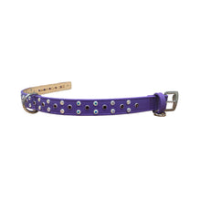 Load image into Gallery viewer, Callie Cluster of Crystals Leather Dog Collar Product vendor