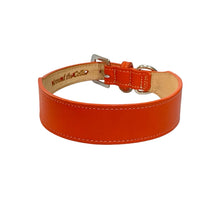 Load image into Gallery viewer, Classic Leather Wide Dog Collar