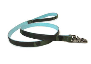 Classic Leather & Camouflage Dog Leash Product vendor