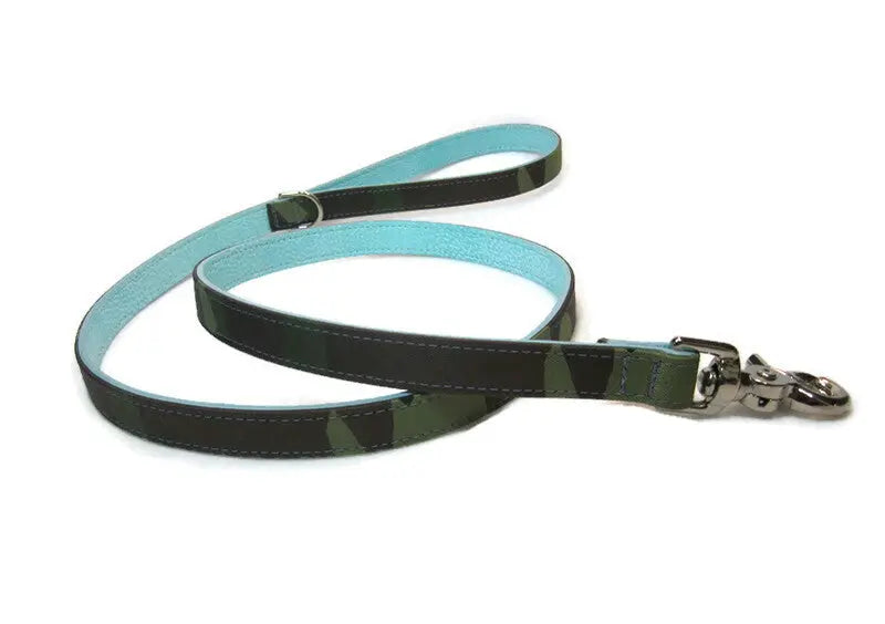 Classic Leather & Camouflage Dog Leash Product vendor