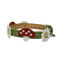 Load image into Gallery viewer, Luna Dog Collar with Mushrooms &amp; Flowers Product vendor