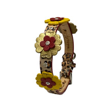 Load image into Gallery viewer, Emma Flower Leopard Dog Collar Product vendor