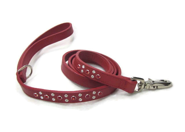 Stella Leather Leash 2 Tone Austrian Crystals Product vendor